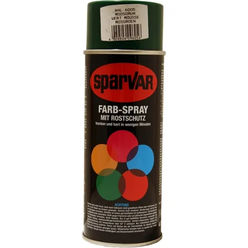 Lackspray, Sprühlack, Sprühdose 1 Dose, RAL 6005 Moosgrün glänzend , 400 ml
