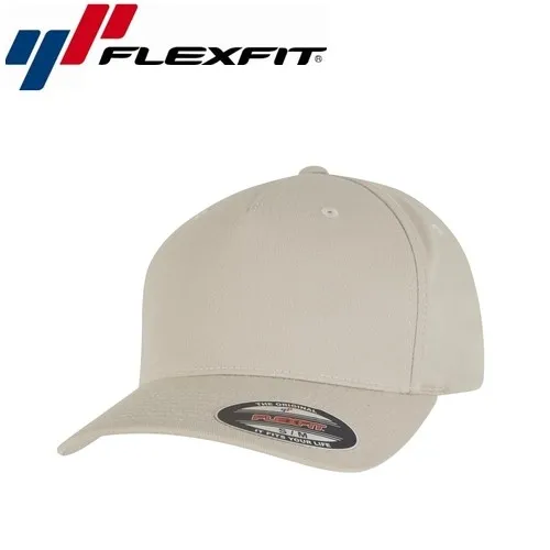 Flexfit Classic 5 Panel Baseball Cap S/M Beige