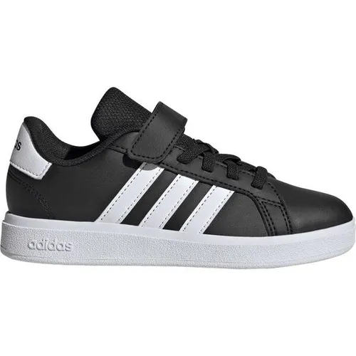 adidas Grand Court 2.0 Kinder Tennisschuhe - Sneaker mit regulärer Passform, aus recyceltem Synthetikleder für umweltbewusste Kids und optimalen Tragekomfort.