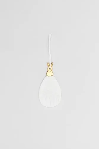 Porzellananhänger Ei