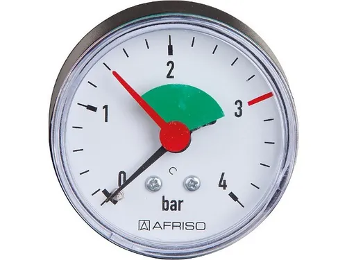 Ersatzmanometer f. Membran Sicherheitsventil 532 M 0-4 bar excentrisch 50 mm DN8