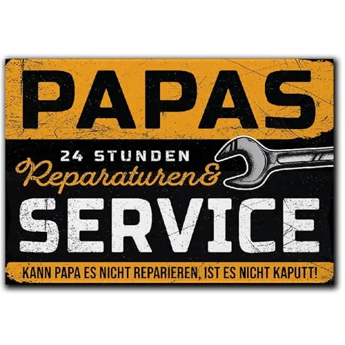 LANOLU Kühlschrankmagnete lustig- Papas Service von LANOLU