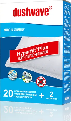 Megapack - 20 Staubsaugerbeutel passend für Rowenta - ZR 200720 Bodenstaubsauger - dustwave® Markenstaubbeutel Germany