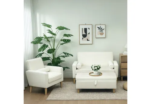 HOMCOM Sitzbank mit Stauraum - Elegante Polsterbank in Cremeweiß - Sitzbänke & -truhen mit 84L Stauraum für Kleidung und Bücher. Robust, komfortabel und stilvoll – ideal für Wohnzimmer, Schlafzimmer oder Flur.