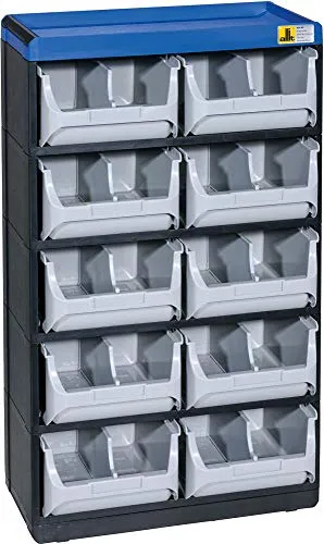 Allit Kleinteilmagazin VarioPlus Pro 464630 - Kleinteilelagerung mit Trennstegen für optimale Organisation, hohe Stabilität und professionellen Einsatz – ideal für Werkstätten und Betriebe.