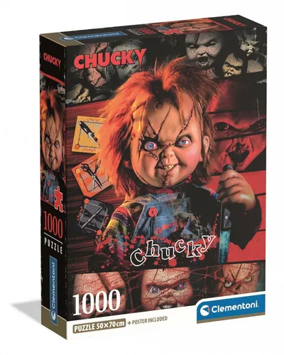 Puzzle 1000 elementów Horror Movies CLEMENTONI 37099 CLEMENTONI 8005125370993