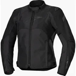 Alpinestars Stella T-Jaws V4 WP Black Damen Textil Motorrad Jacke, Größe L - Schutzjacken für Damen mit wasserdichter und atmungsaktiver Technologie, ideal für sicheres Fahren bei jedem Wetter.