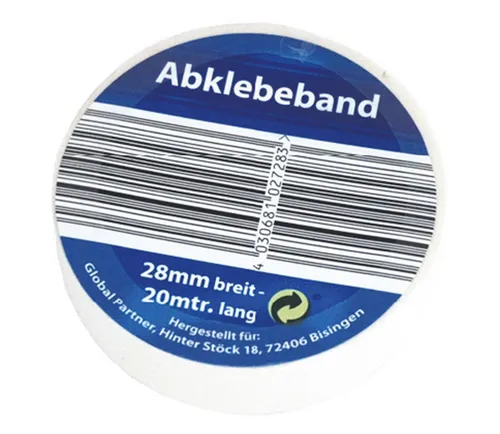 Abklebeband 20m x 28mm Abdeckband Klebeband Malerband Malerbedarf