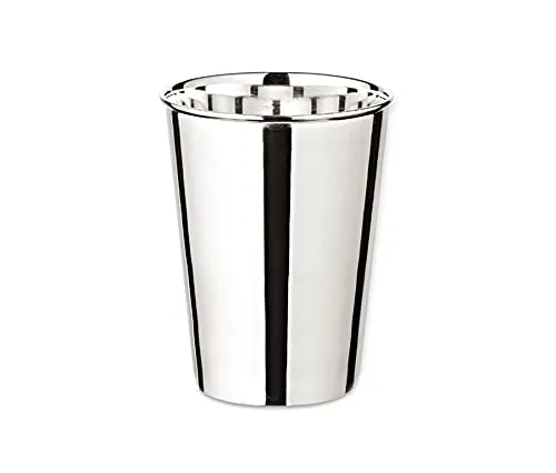 EDZARD Trinkbecher Konus (200 ml) - Stilvoller Silberbecher für Cocktails und Getränke - Wassergläser - Der schwerversilberte Trinkbecher Konus ist ein eleganter Alleskönner mit 200 ml Fassungsvermögen, ideal für Cocktails, Wasser und Säfte.