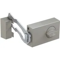 Produktbild Basi 1306-0205 Türzusatzschloss mit Sperrbügel Silber
