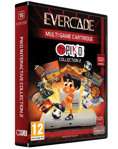 Blaze Evercade Piko Collection 2 - Retro Spielekonsole - Konsolen mit über 20 klassischen Spielen, perfekt für nostalgische Gamer und Familienunterhaltung.