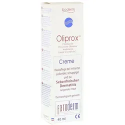 Oliprox Creme 40 ml gegen seborrhoische Dermatitis - Arzneimittel zur Linderung von seborrhoischer Dermatitis, wirkt effektiv gegen Schuppenbildung und Juckreiz.