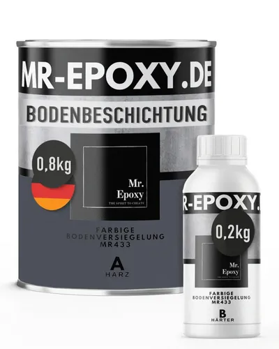 Mr. Epoxy Bodenversiegelung Epoxid-Bodenbeschichtung