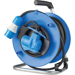 as-Schwabe Camping Kabeltrommel 25,0 m - Kabeltrommeln für Camping - 25,0 m lange Reichweite mit IP44 Schutzklasse für Sicherheit und Flexibilität im Freien.