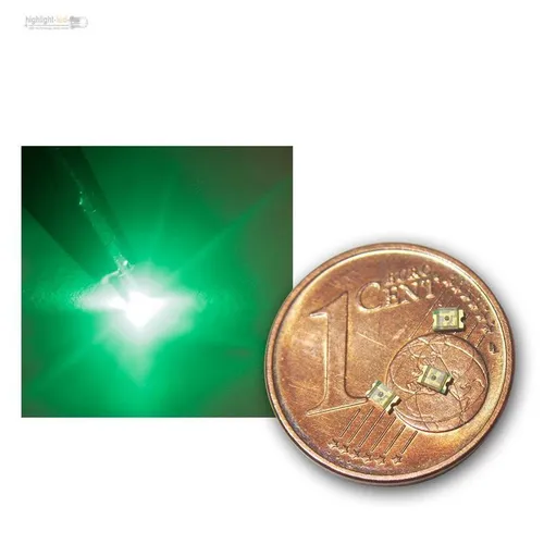 SMD LEDs 0805 Grün, grüne mini LED SMDs SMT green vert groene verde groen 20