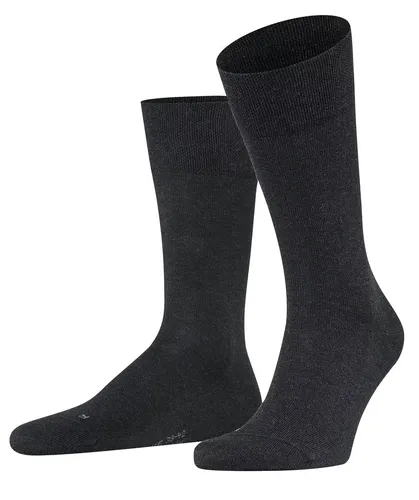 Falke Tagessocke Crew Sensitive London NEW (druckfreier Komfortbund) anthrazitgrau Herren - 1 Paar, Größe: 39-42