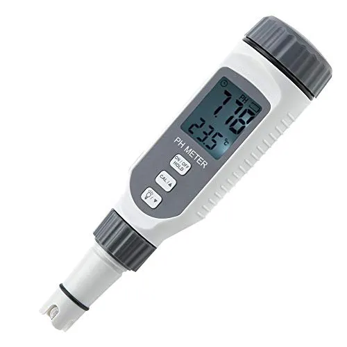 PH818 Professioneller pH Tester - Labor-pH-Meter mit hochempfindlichem Sensor und großem LCD-Display, ideal für präzise Messungen in Industrie, Elektrik und Landwirtschaft.
