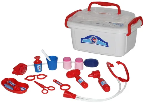 Coloma Doktorset Nr.2 in Box/Kontainer Kinder Doktorkoffer Arztkoffer Arzttasche