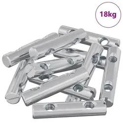 vidaXL 413er Set Zink-beschichtete Schlitzmuttern 60 x 12 mm - Hochwertige Schlitzmuttern aus robustem Eisen mit verzinkter Oberfläche für lange Lebensdauer. Ideal für vielseitige Anwendungen in DIY- und Profi-Projekten. Kompakt und pflegeleicht – perfekt für Ihre Werkzeugkiste!