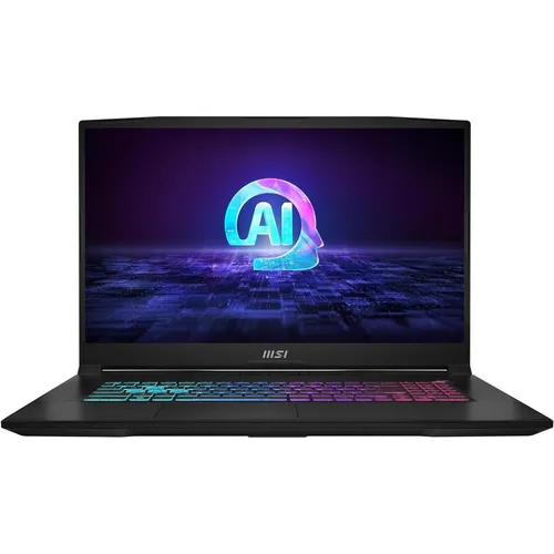 MSI Katana A17 AI - Gaming Laptop mit 120 Hz Display - Normale Laptop-Computer mit Intel SSD NVMe, 43.9 cm Bildschirm und 120 Hz für flüssiges Gaming-Erlebnis.