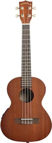 Kala - MK-TE Tenor-Ukulele für Kinder, Erwachsene und Anfänger, Mahagoni Mittelschule Ukulele für erfahrene und neue Musiker mit Tasche, Musikinstrumente für Kinder mit Saiten, satiniert