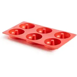 Lekué Donutform in Rot - (B)30 x (H)3,4 x (T)11,8 cm