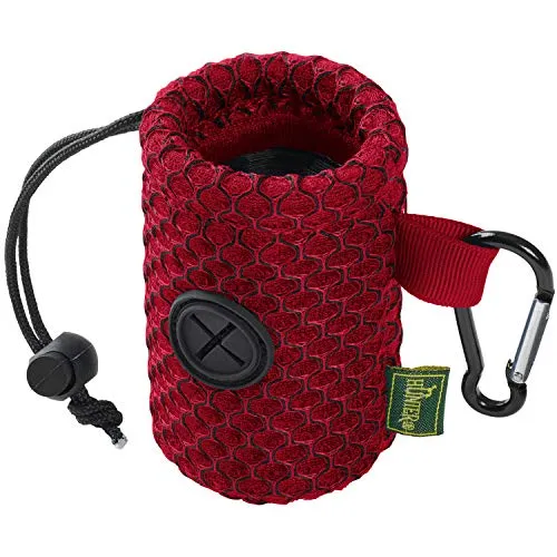 HUNTER Kotbeutelspender Hilo, zur praktischen Aufbewahrung von Hundekotbeuteln Farbe rot, Größe one-Size