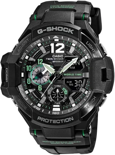 Casio G-Shock Twin Sensor GA-1100-1A3ER Herrenchronograph Mit Kompass