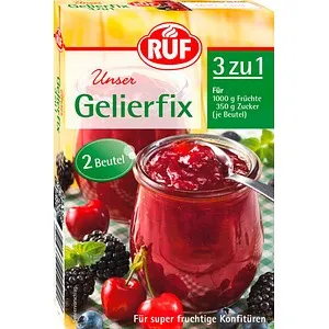 RUF 3 zu 1 Gelierzucker, 2x25,0 g