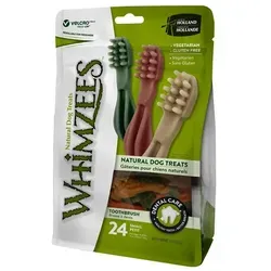 Whimzees Zahnbürsten Zahnkauartikel für Hunde S (7-12 kg) 24 Stück 360 g