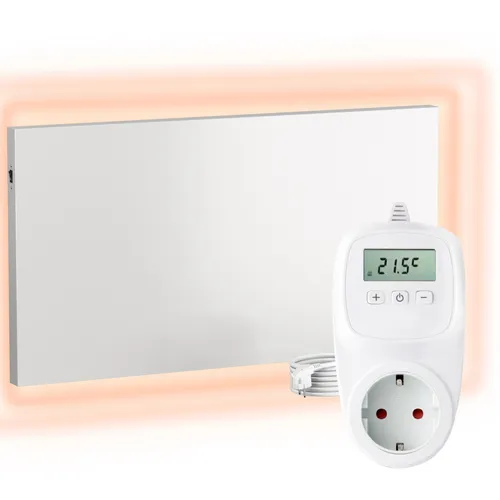 Infrarotheizung Wandheizung Heizpaneel 500 Watt - Heizgeräte – Effiziente Infrarot-Heizung mit integriertem Thermostat für optimale Temperaturregelung und Raumkomfort.