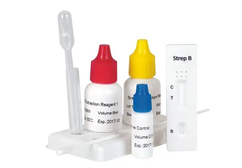 Cleartest Strep B Test - 10 Tests für zuverlässige Ergebnisse - Schnelltests zur Erkennung von Streptokokken der Gruppe B, einfach in der Anwendung und ideal für die Selbstdiagnose zu Hause.