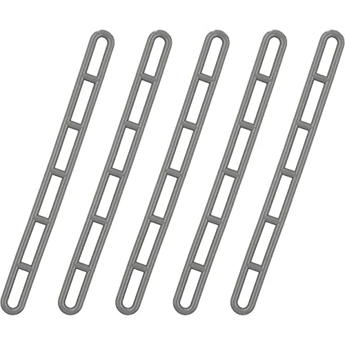 CARTREND 10679 Abspannelement Vorzelt-Leitern grau, 6 Fach für Zelte, Markisen, Vordächer, 5 Stück