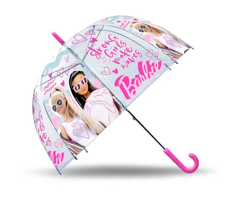 Barbie Regenschirm transparent 18 Zoll BB00011