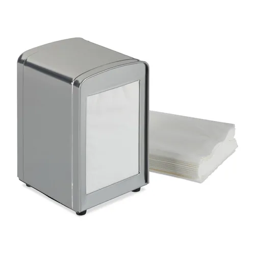 Serviettenspender 10er Set - Silberner Tischspender für Servietten - Serviettenringe & -halter, eleganter Metall Serviettenspender, ideal für Restaurants und Zuhause, sorgt für Ordnung und Stil auf jedem Tisch.
