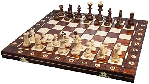 CHESS Senator Faltbares Brettspiel, 40,6 cm, Braun