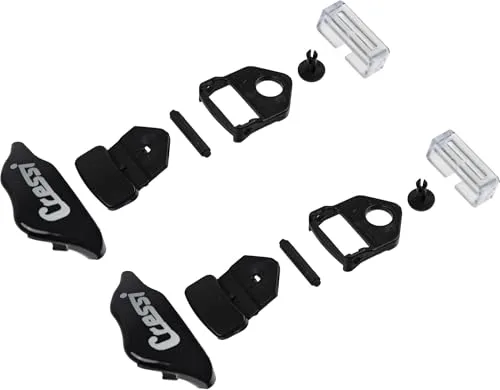 Cressi Erwachsene Schnalle Buckles Mask, Schwarz, M, DZ210008