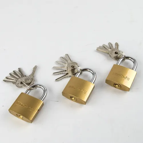 Vorhängeschloss 3-er Set 25/30/40mm mit je 6Schlüssel