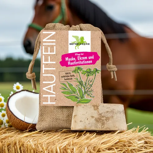Bense & Eicke HautFein (5720) Seife gegen Mauke Sommerekzem 100 g im Jutesack