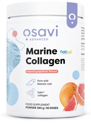 Osavi Marine Collagen Wild Cod, Grapefruit - 360g (86,08 EUR/kg)