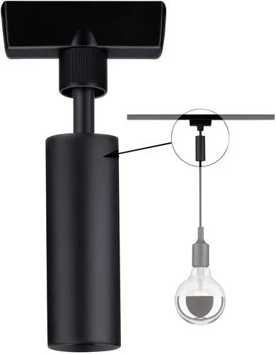 Paulmann 96914 Pendeladapter - Aufbausystem-Komponente in Schwarz (matt), ideal für individuelle Lichtgestaltung in Ihrem Zuhause