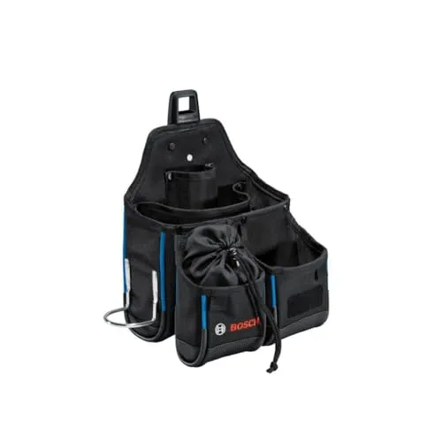 Bosch Professional Gürteltasche Holster GWT 4 - ProClick System für Werkzeuggürtel, individuelle Organisation und einfacher Zugriff auf Werkzeuge