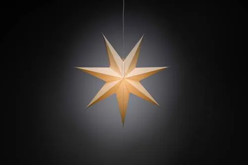 Konstsmide 2917-200 Weihnachtsstern Stern Klar Weiß mit Ständer