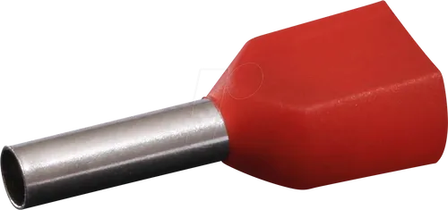 QUAD 22C435 - Twin-Aderendhülsen 1 mm², Rot 100 St.
