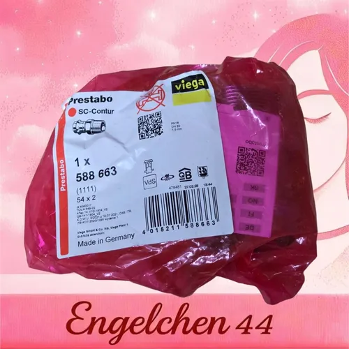 Viega Prestabo Übergangsstück 588663 - 54 mm x R 2, Stahl unlegiert - Sanitärinstallation, hochwertiges Übergangsstück mit SC-Contur für sichere und langlebige Verbindungen.