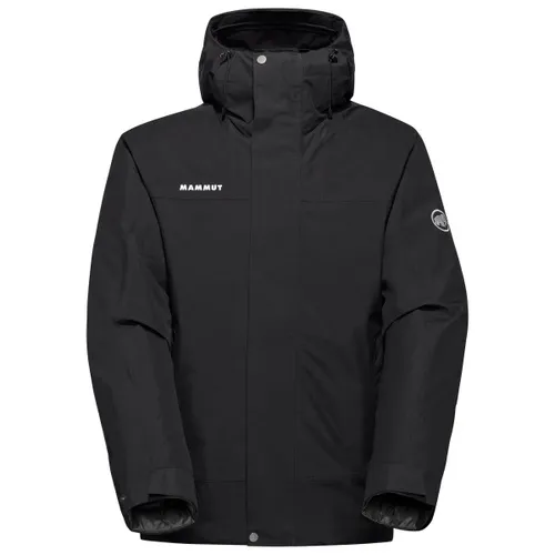Mammut Treeline Hardshell Thermo Hooded Jacket - Wasserdichte Winterjacke in Schwarz, Gr XL - Wanderjacke aus recyceltem Material mit GORE-TEX, ideal für kalte Tage. Sie bietet Wärme und Schutz gegen Nässe, perfekt für Outdoor-Abenteuer!