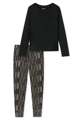 Schiesser Damen Schlafanzug lang aus Modal - Bequeme Loungewear - Eleganter Damen Schlafanzug aus hochwertigem Modal für optimalen Tragekomfort. Ideal für entspannte Nächte und gemütliche Stunden zu Hause.