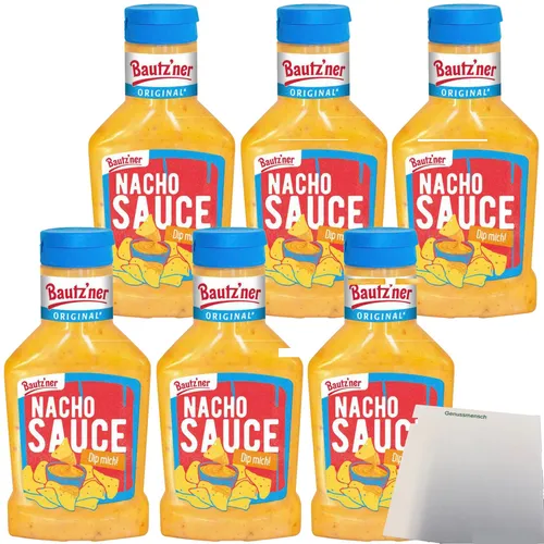 Bautzner Nacho Käse Sauce 6er Pack 6x300ml Flasche usy Block