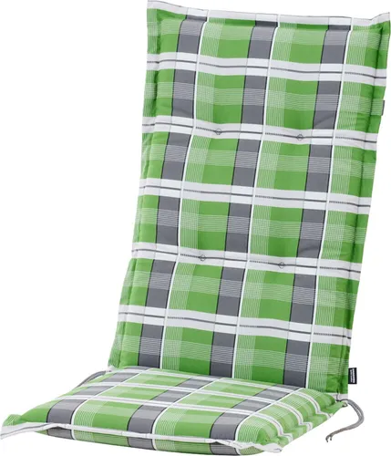 BURI Auflage Hochlehner für Gartenstühle 120x48x7cm Sesselauflagen Polster UV Lichtecht - Gartenstuhlauflagen Blumen Muster Stuhlkissen mit Dicker Schaumstoff Füllung