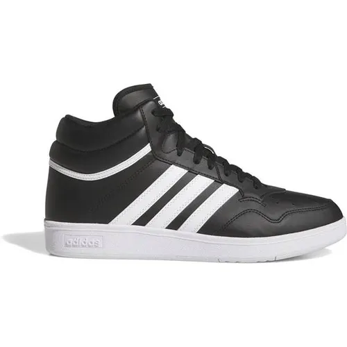 adidas Unisex Hoops 4.0 MID Shoes - Herren-Sneaker mit regulärer Passform, Obermaterial aus Synthetikleder und atmungsaktivem Mesh für optimalen Tragekomfort.